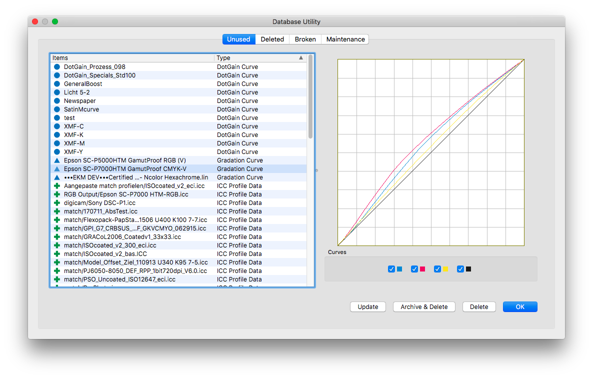 DatabaseUtility Unused