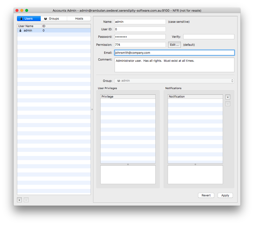 EmailNotification EmailAddress