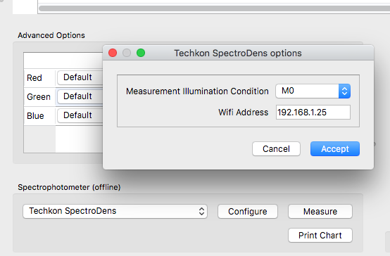 Spectrodens Configure