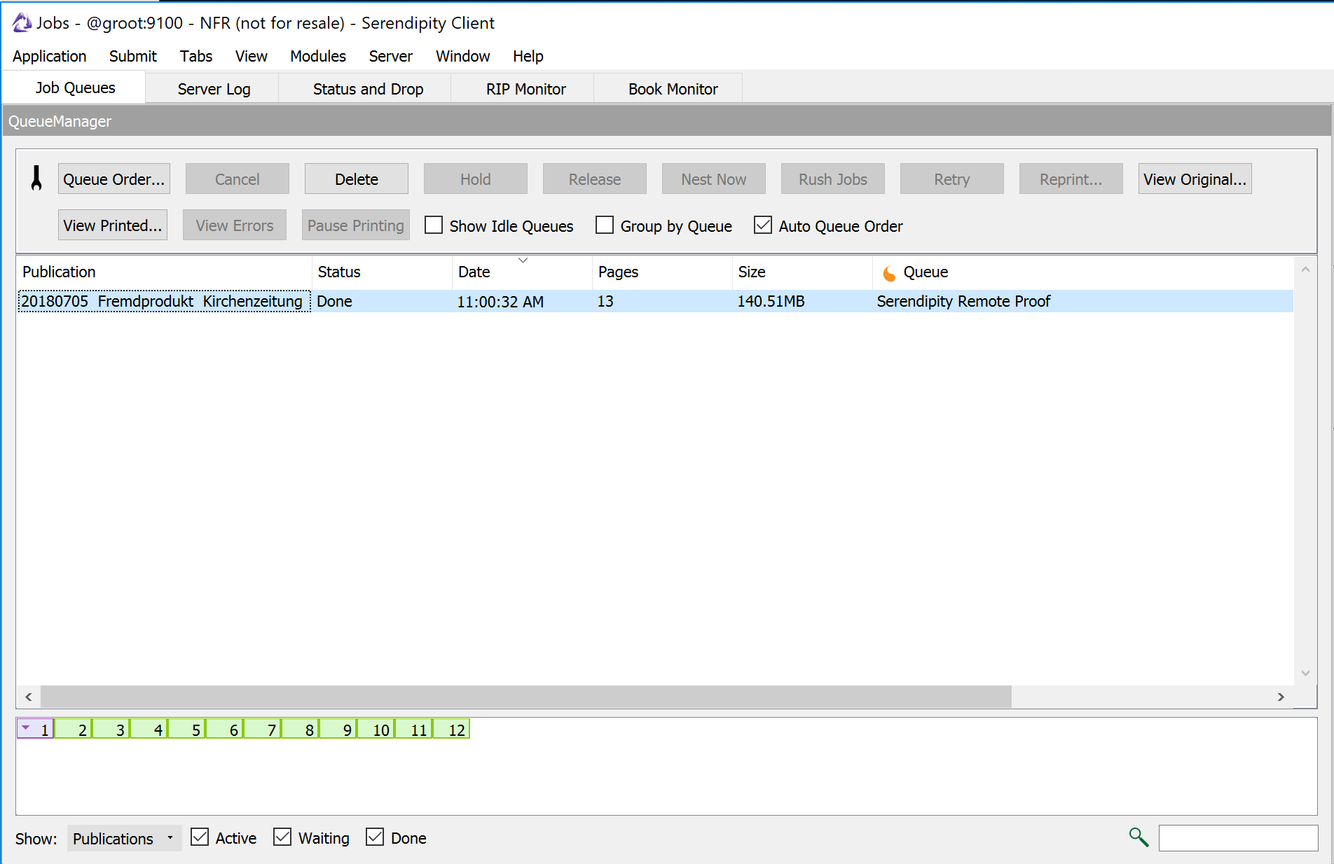 PlateVersion QueueManager Publication
