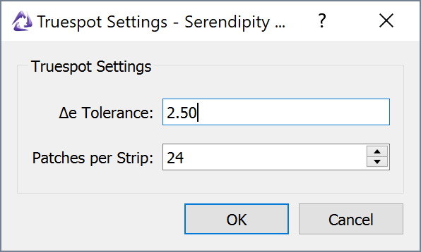 Truespot Settings