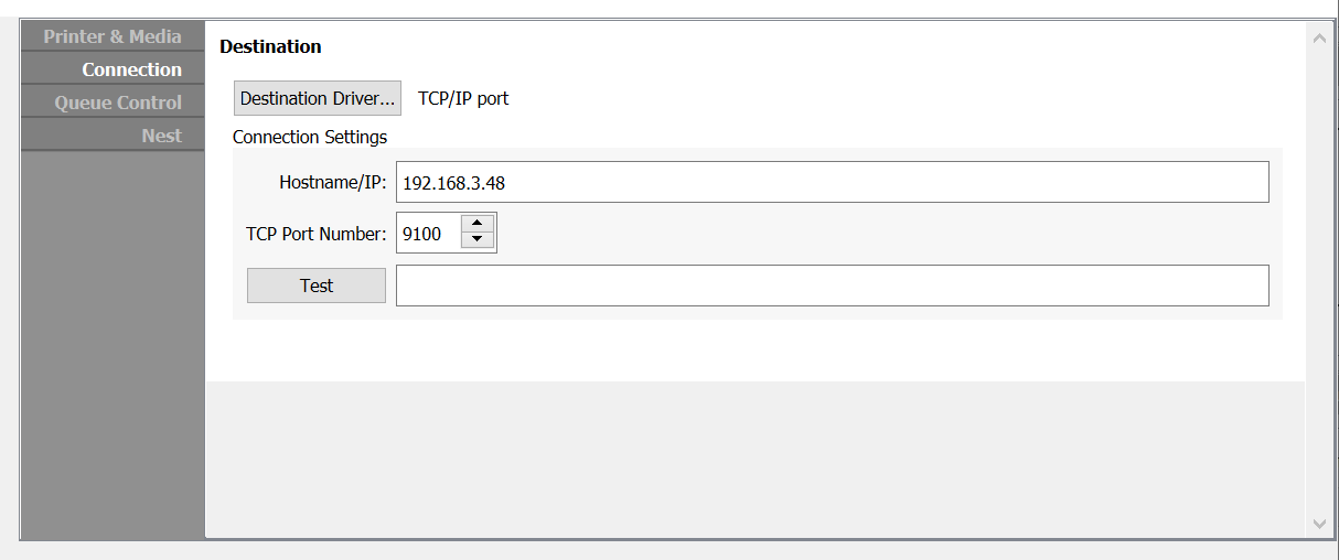 CanonPROsetup Connection