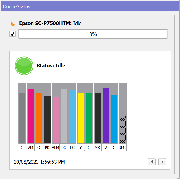 InkStatus active