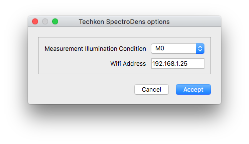 Spectrodens Config IP