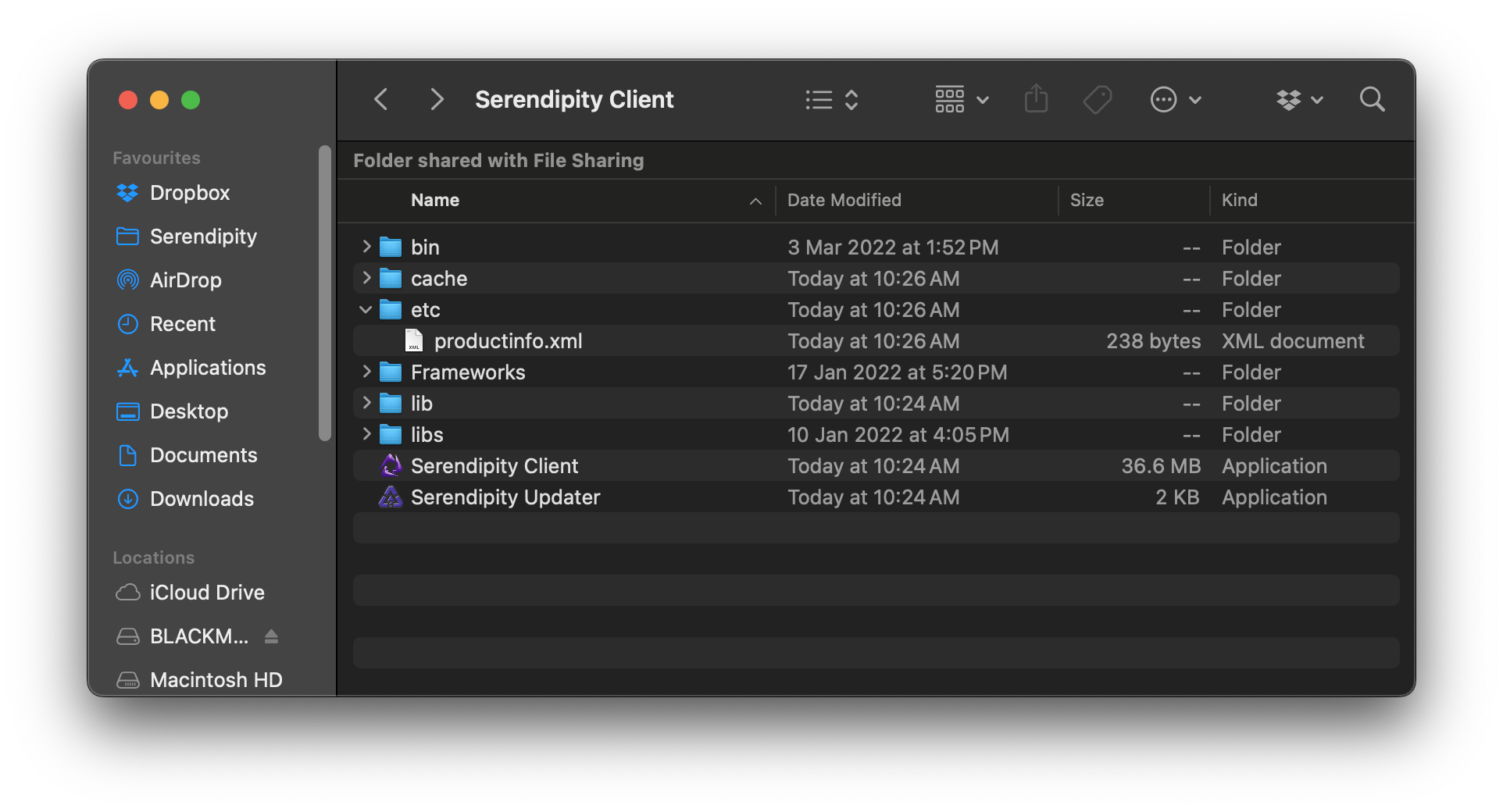 Client macOS14 productinfo xml