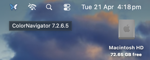 EizoMonitorInstall ColorNav systemtray macOS