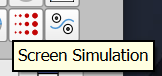 ScreenSimulation Button active