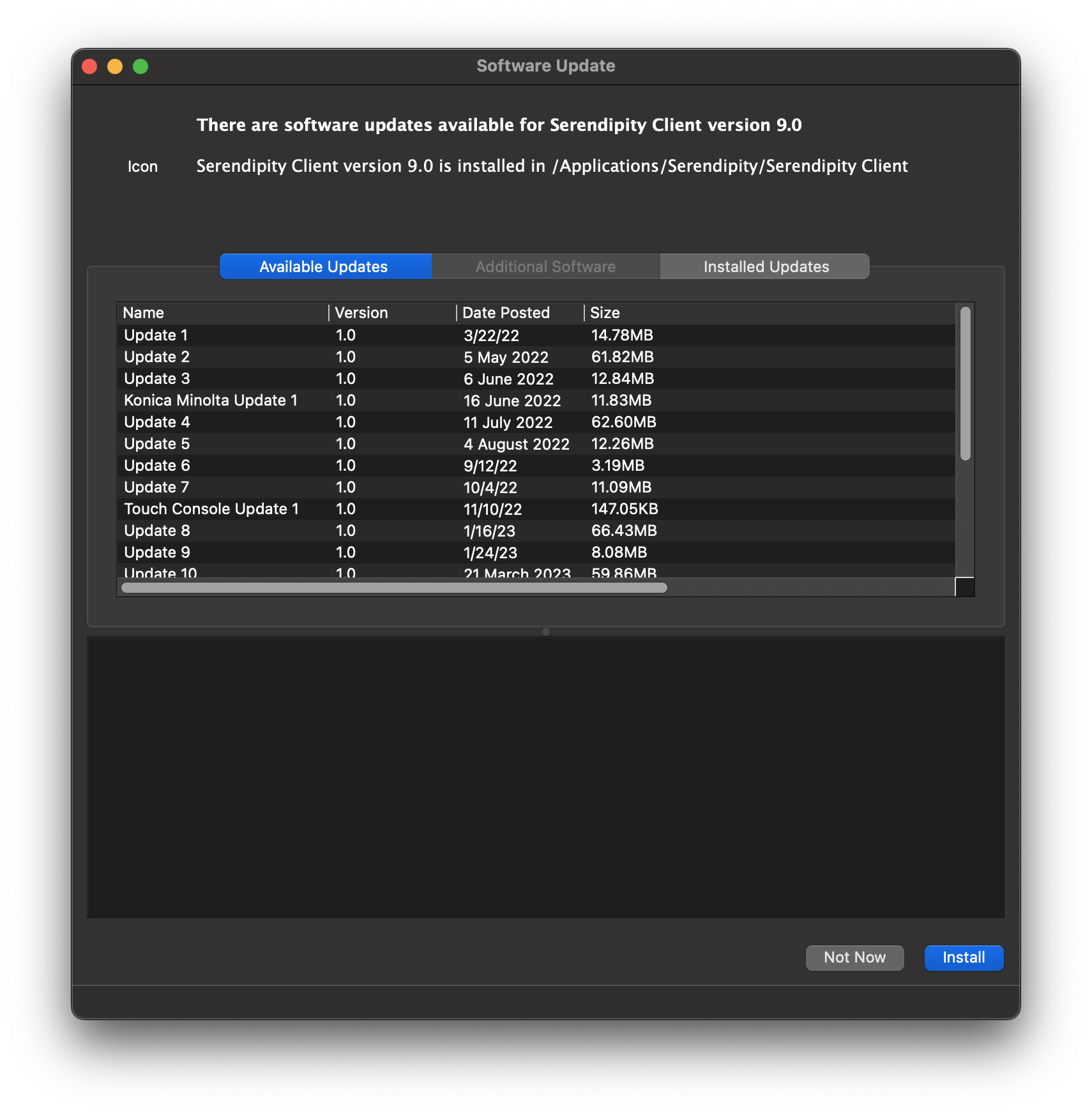 Client macOS14 Updater