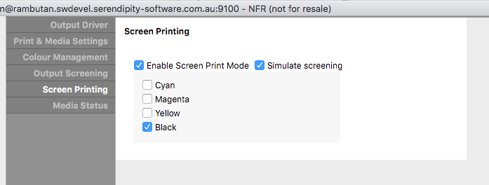 HalftoneScreenSim CMYK Ink Select