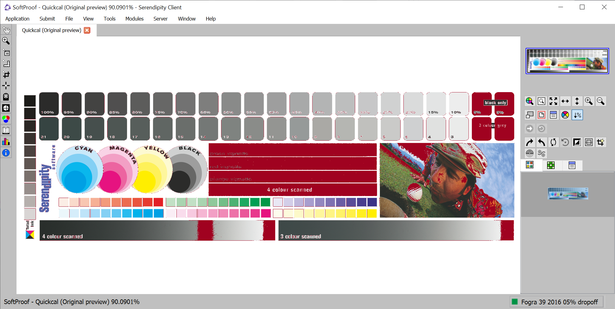 MinimumDot SoftProof QuickCal highlight