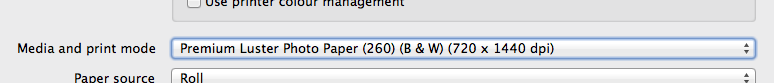 AdvBW media dropdown