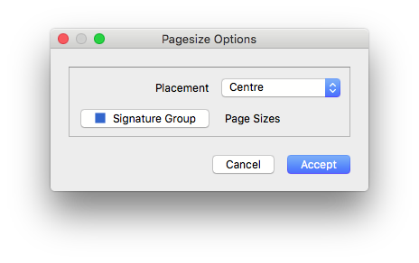 AssignPagesize Options