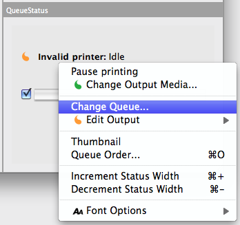 LoadOutputFailed menu change queue