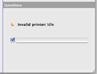LoadOutputFailed queuestatus invalid printer