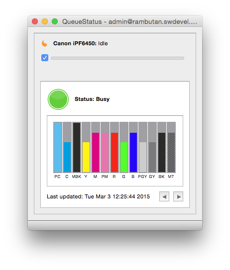 PrinterStatus Busy