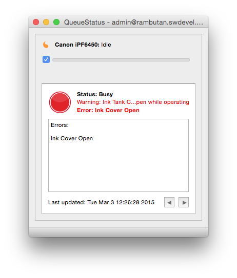 PrinterStatus ErrorDetail