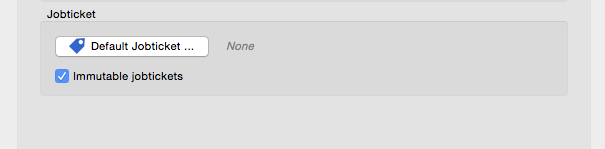 ServerSettings JobTicket