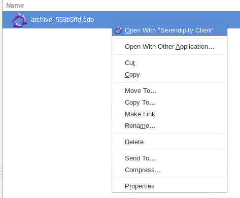 Submit Linux Archive OpenWith