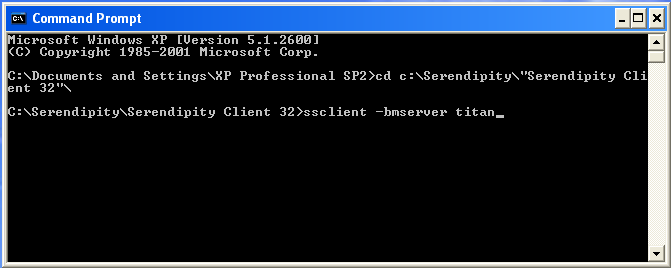 XP client hang 2