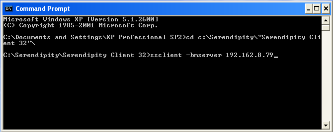 XP client hang 3