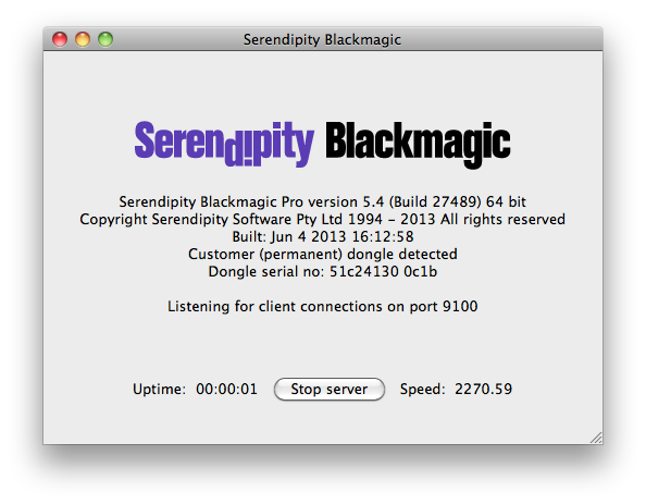 Find dongle server