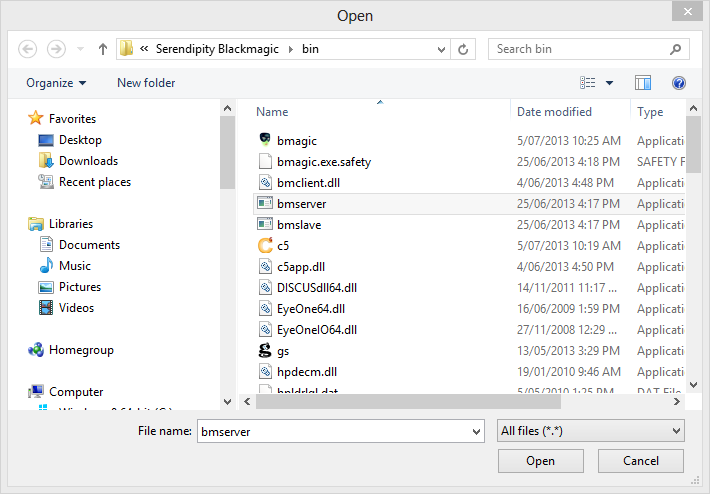 Service bmserver