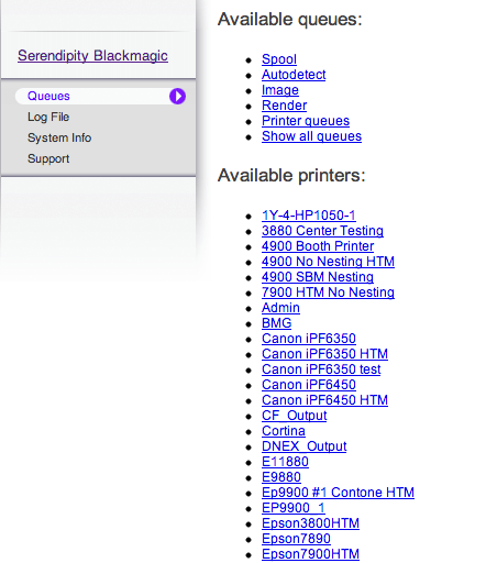 Webserver queues new